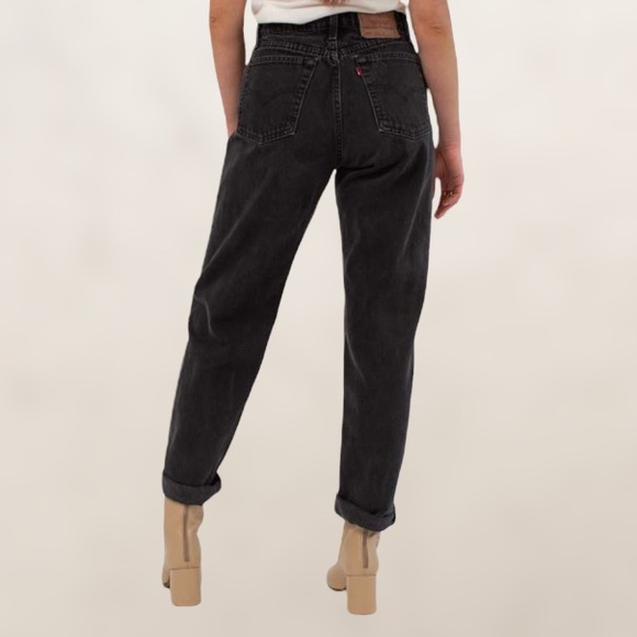 Vintage Levi’s 560 Black High Waisted Jeans - Picture 2 of 13